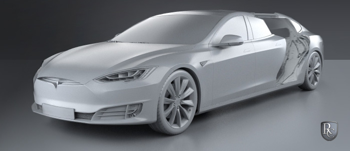 RemetzCar Framebouwchassis Tesla Model S